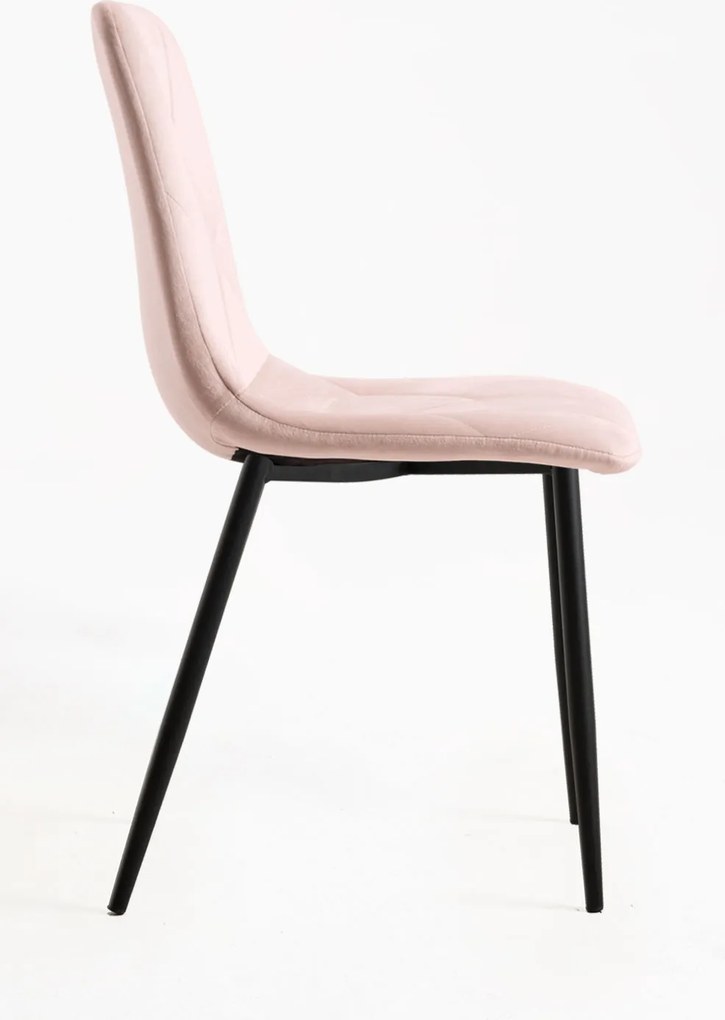 Set 4 Lyke Fluwelen Stoelen