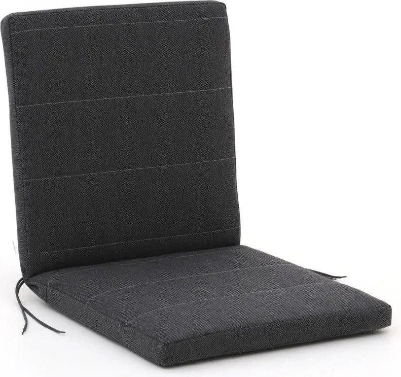 Dunne tuinkussen | Grijs-Antraciet  | Polyester/Polypropyleen | Madison | 92x46cm | Kees Smit Tuinmeubelen