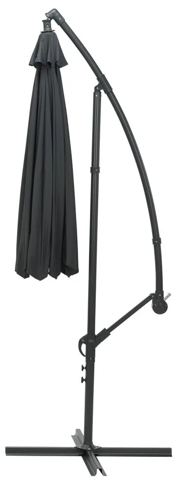 Garden Impressions Athene Zweefparasol Ø300 cm donker grijs