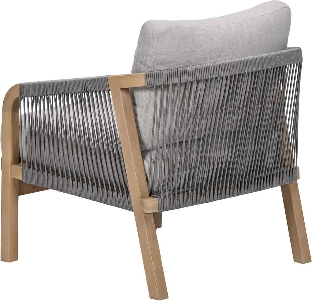 Garden Impressions Alora loungestoel acacia - grey sand