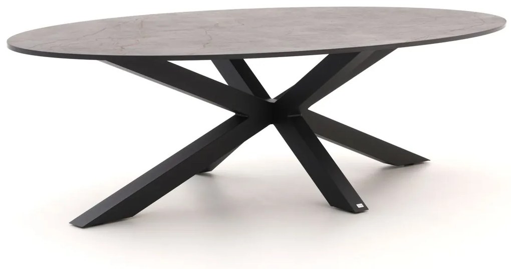 Tuin eettafel Bellagio | Ovaal | Tuintafel Dekton | 280x130cm | 8 personen | Kees Smit Tuinmeubelen