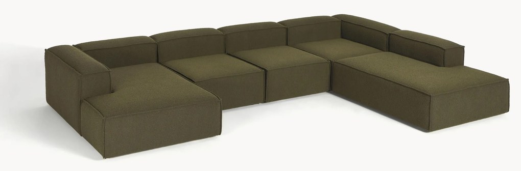 XL modulaire bank Lennon uit bouclé