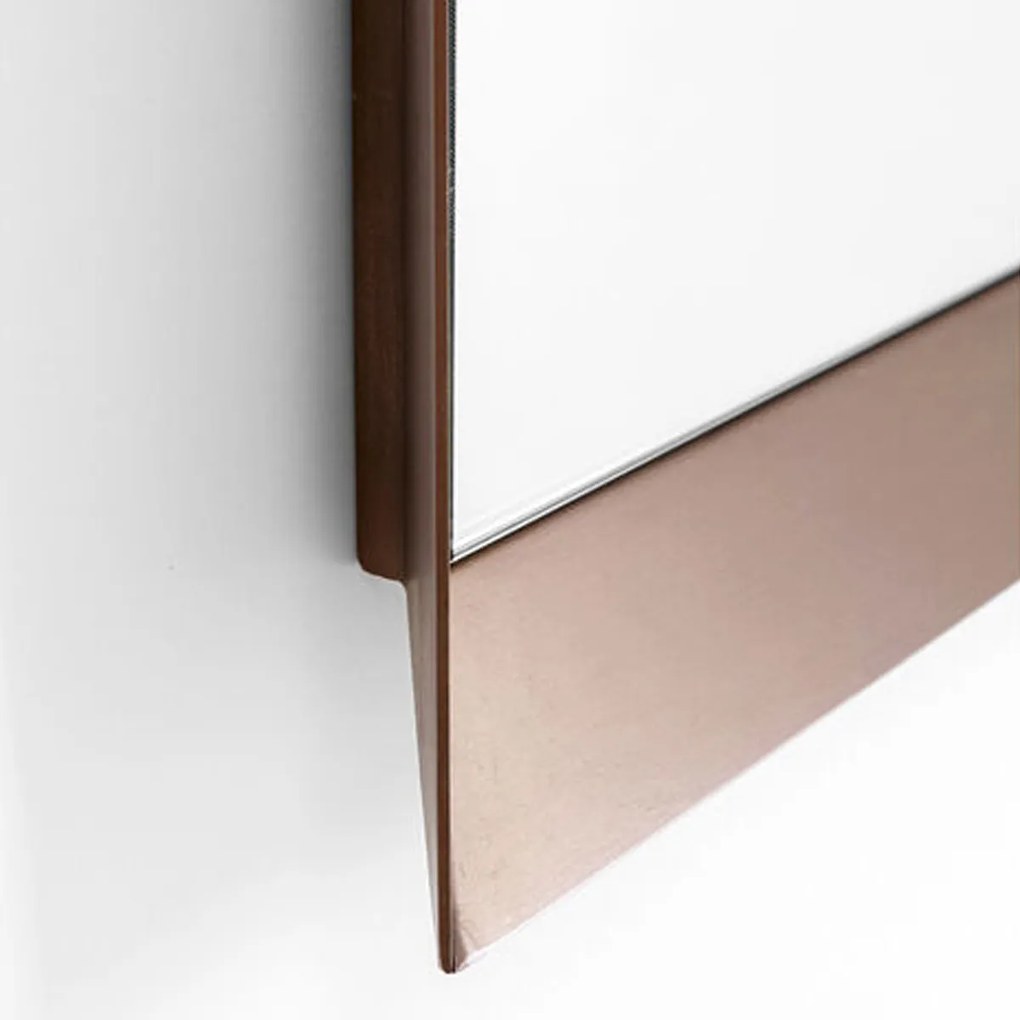 Grote Spiegel Taupe Bruine Rand - 70x200cm
