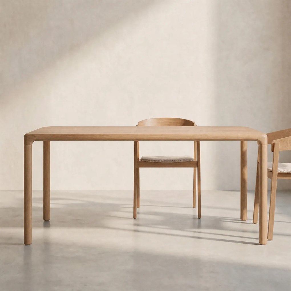 Zuiver Storm Eettafel Eiken Modern Design 180x90 Cm - 180 X 90cm.
