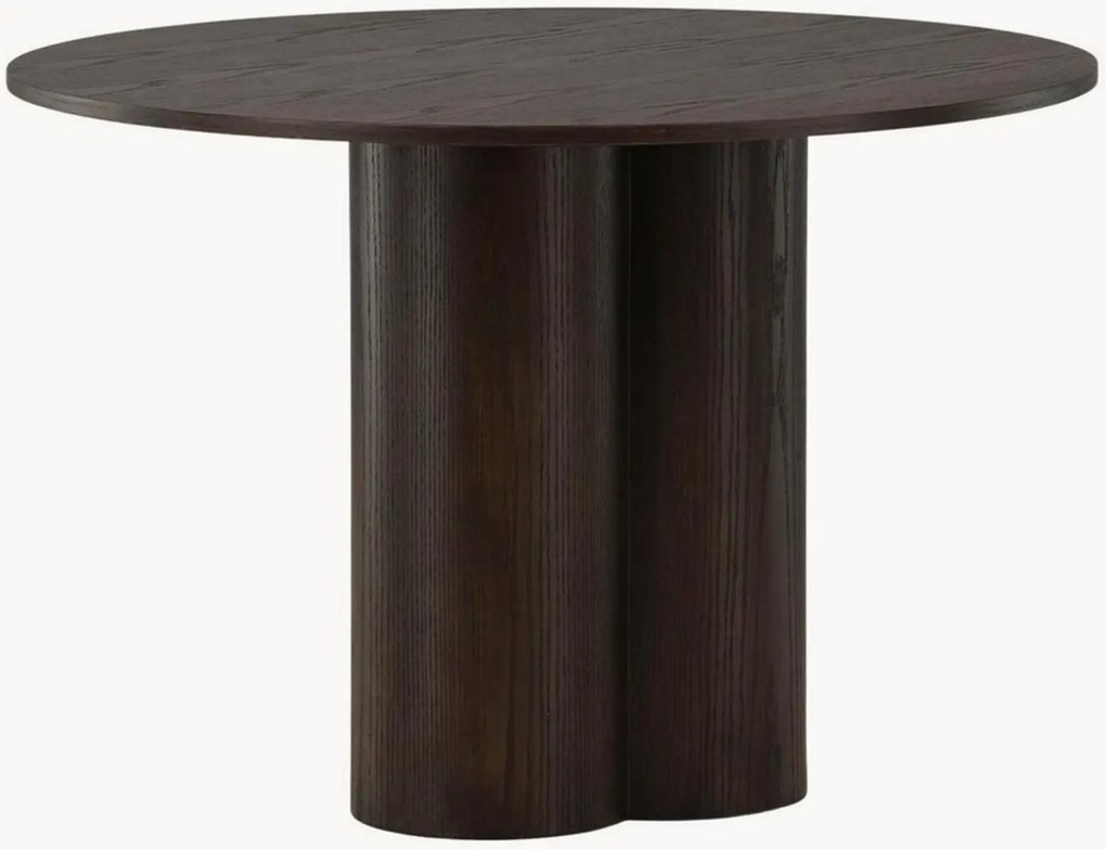 Ronde eettafel Olivia met houtlook, Ø 110 cm