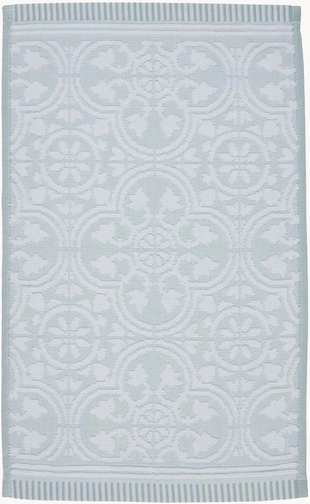 Jacquard katoenen terry gastendoekje Tile de Pip