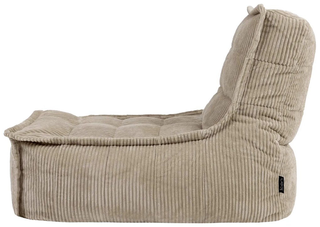 Dolce Zitzak Stoel Cord Lounger - Beige