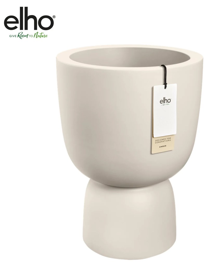 Pot Elho Amber Coupe Round Wit