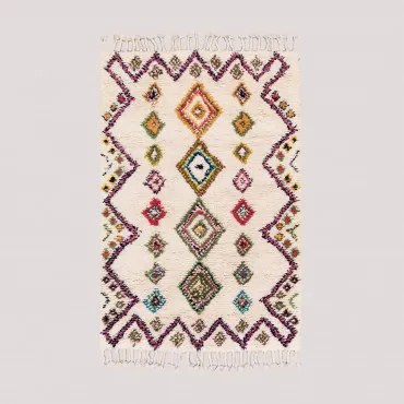 Vloerkleed van wol en katoen (239x164 cm) Mesty Style Ethnic Colors - Sklum