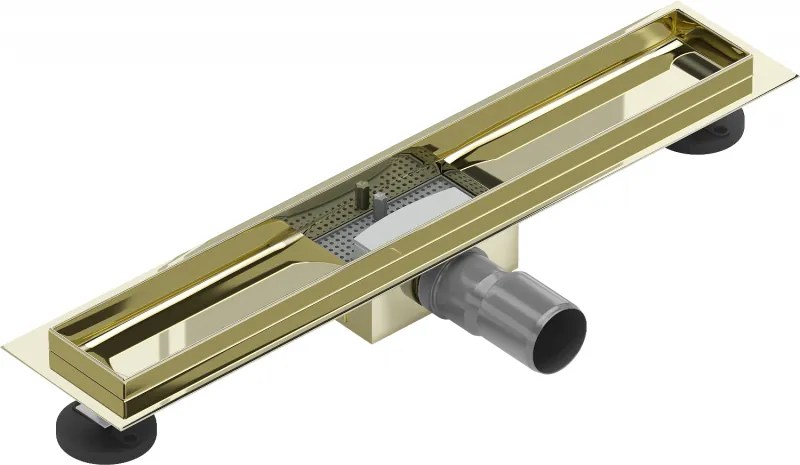 Mexen Flat lichaam voor lijnafvoer 50 cm, goud - 1515050