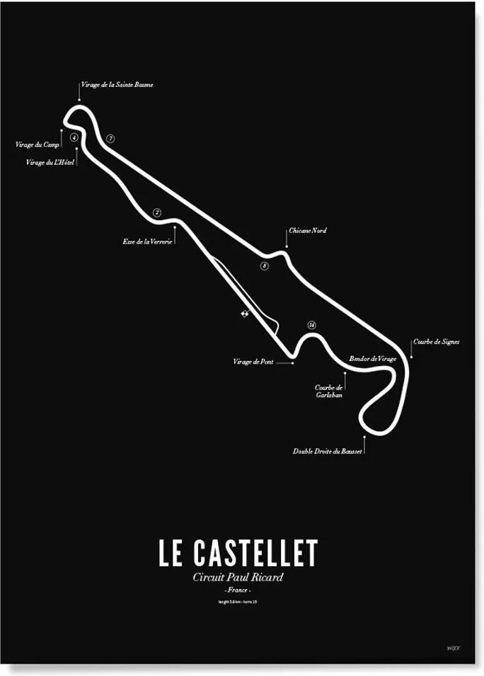WIJCK France Le Castellet Circuit print