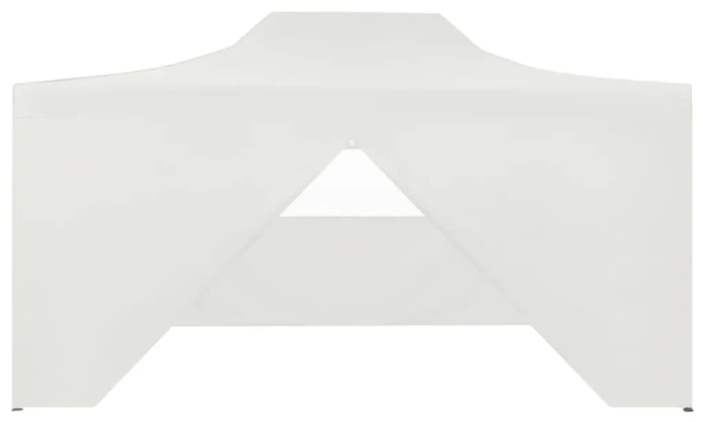 vidaXL Partytent met 4 zijwanden inklapbaar 3x4,5 m wit