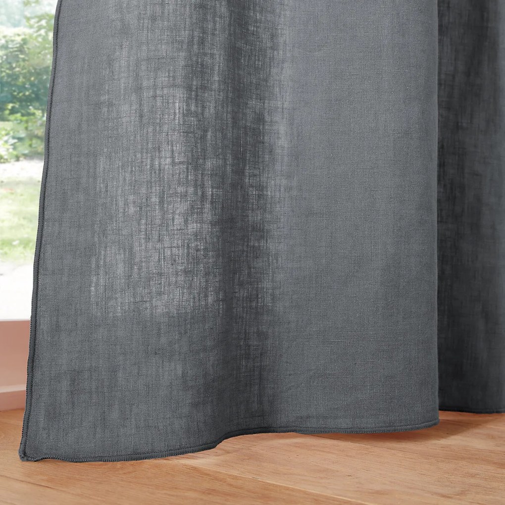 Gordijnpand in gewassen linnen, Onega