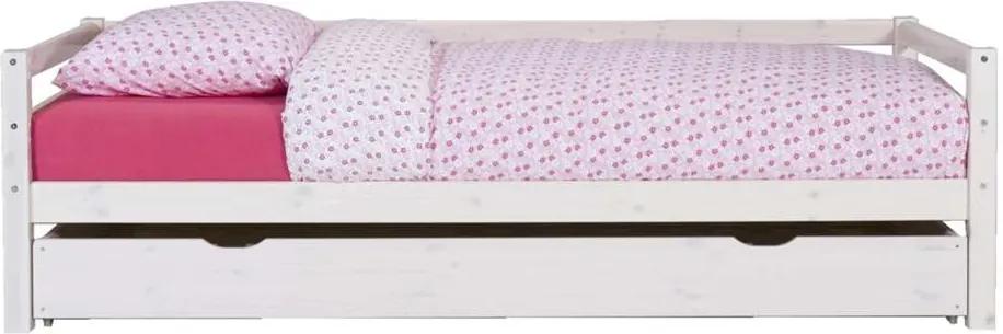 Bed Ties (incl. bedlade) - whitewash - 90x200 cm - Leen Bakker
