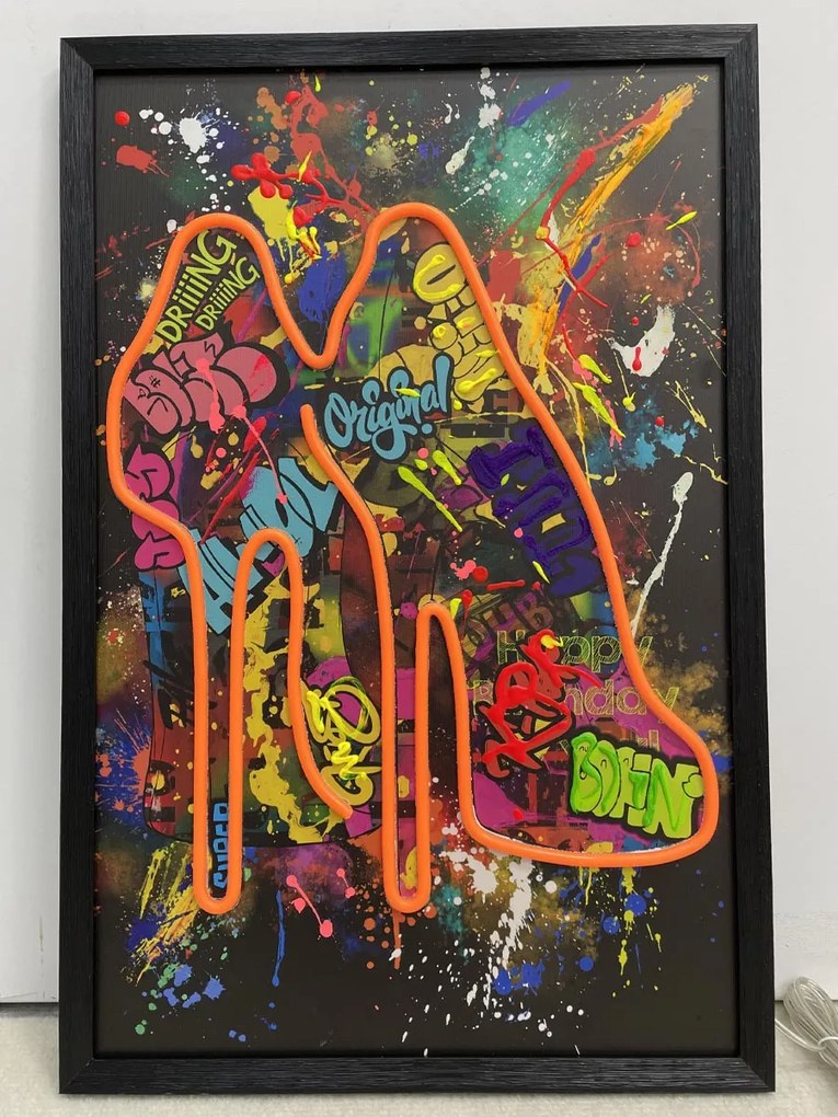 Neon Art High Heels