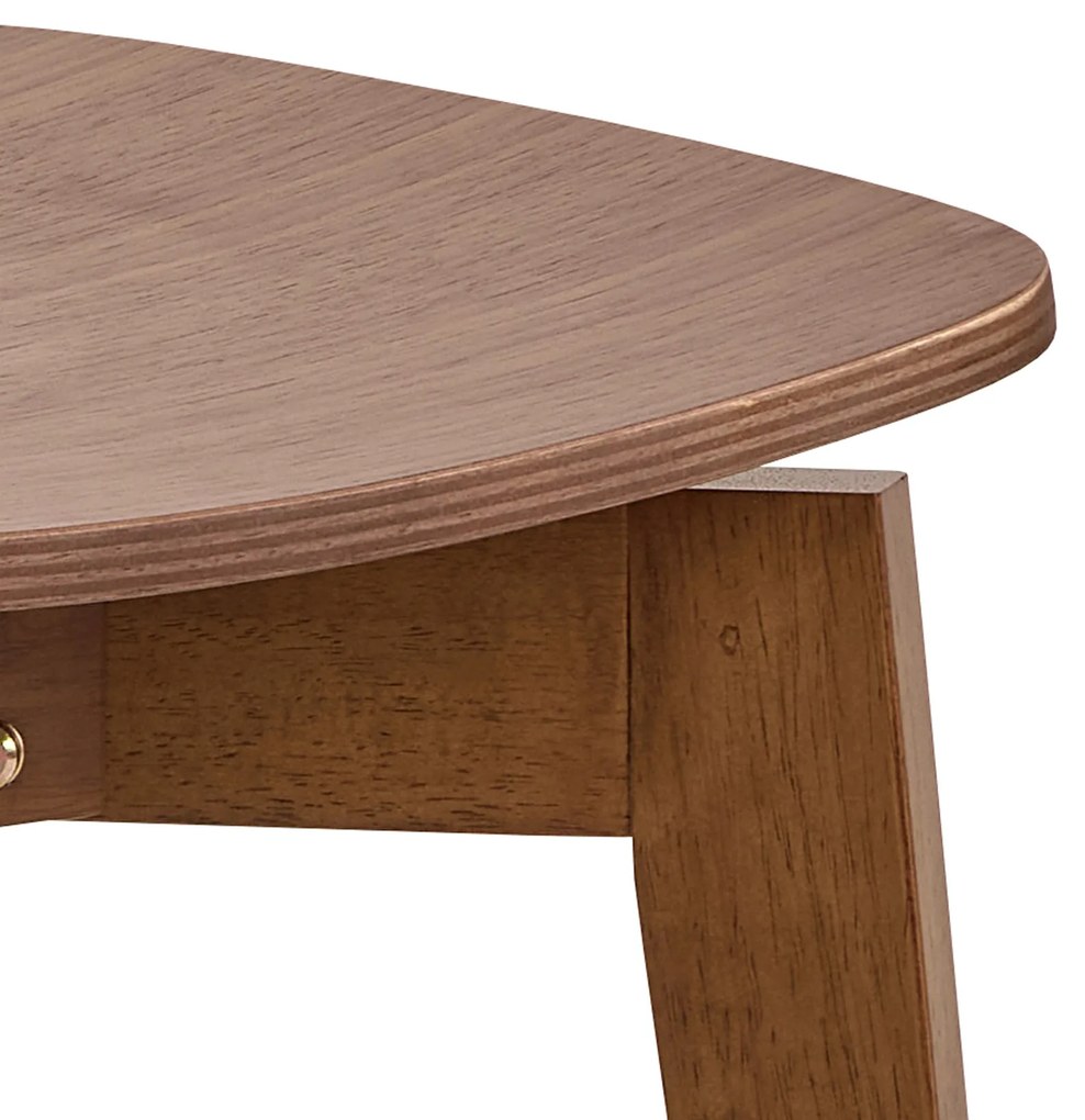 ROXY natuurlijke walnoot - HOUTEN STOEL VOOR WOONKAMER, EETKAMER, KEUKEN, RETRO