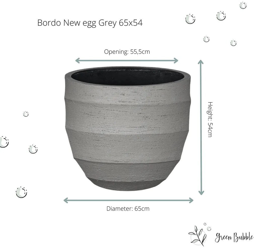 Pot Bordo New Egg Grey