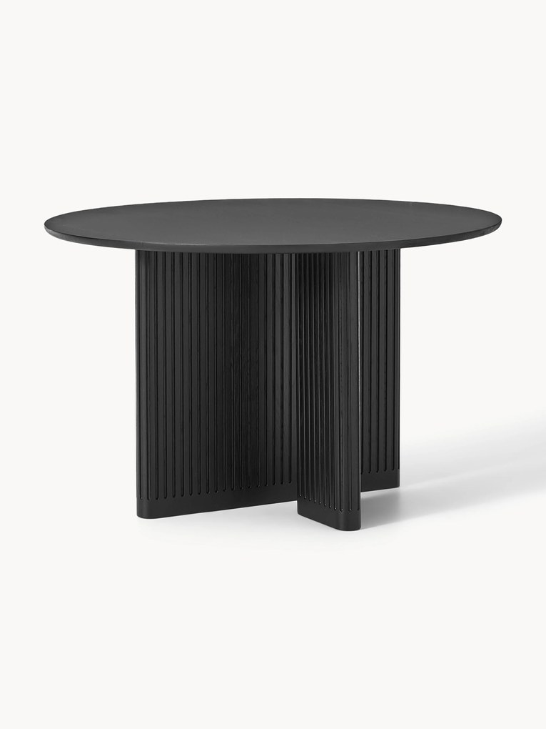 Ronde eettafel Jolka van eikenhout, in verschillende formaten