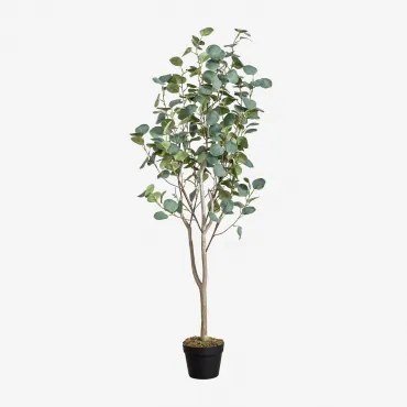 Decoratieve Kunstplant ↑130 Cm Eucalyptus ↑130 Cm - Sklum