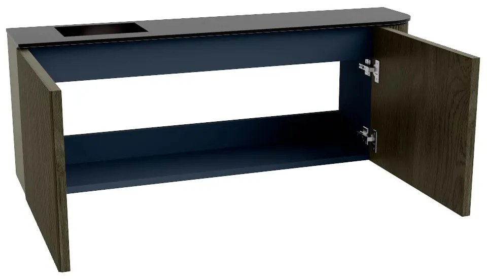 Mondiaz Joya 110cm toiletmeubel ronding rechts shadow met wastafel faye links 1 kraangat urban