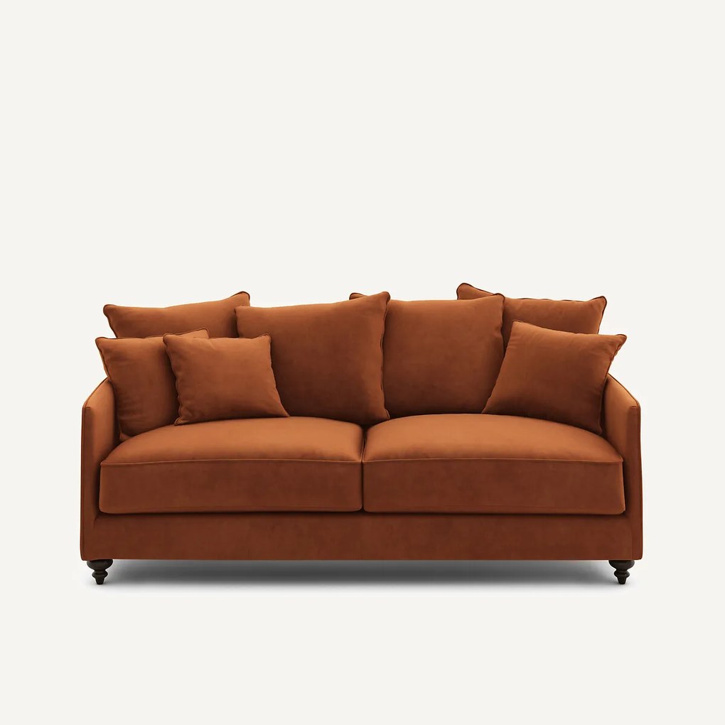 Omvormbare 3-zits fluwelen zetel, Lazare