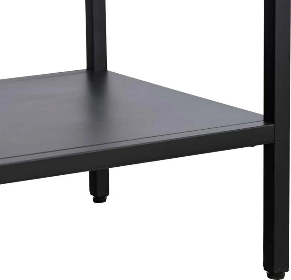 Sidetable Met Glazen Deuren - 132 X 40cm.