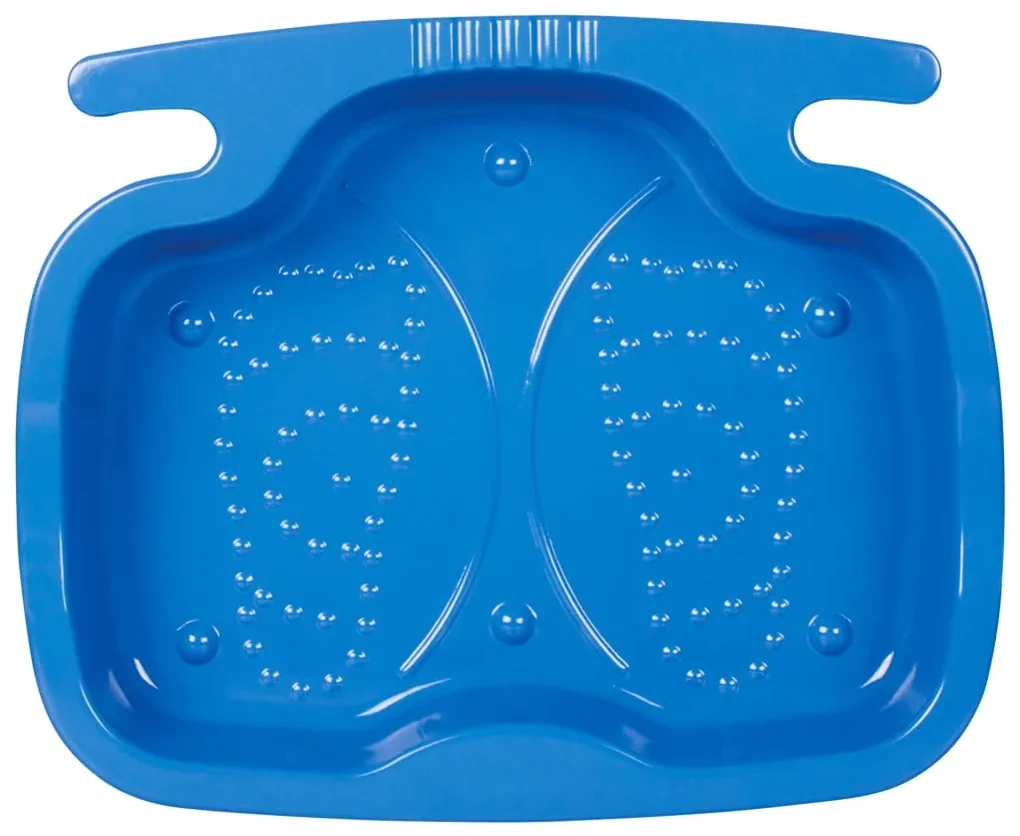 INTEX Zwembadvoetenbad 11,5 L 56x46x9 cm blauw