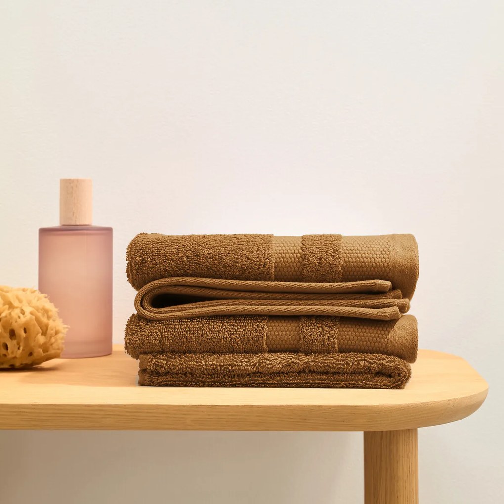 Set van 4 Egyptisch katoenen gastendoekjes 600g/m², Kheops