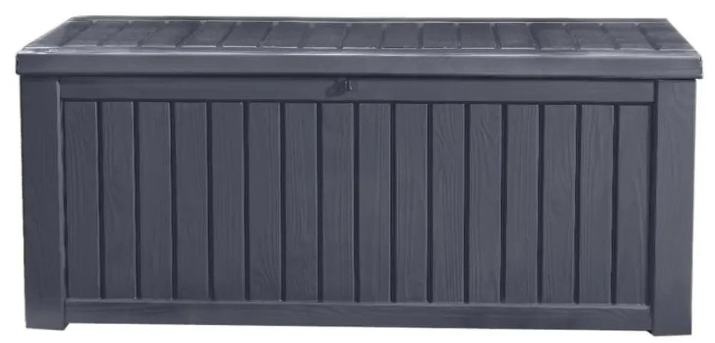 Lot de 2 coffres de rangement - KETER - Emily - Extérieur - Résine - 270 L - Gris - Jardin