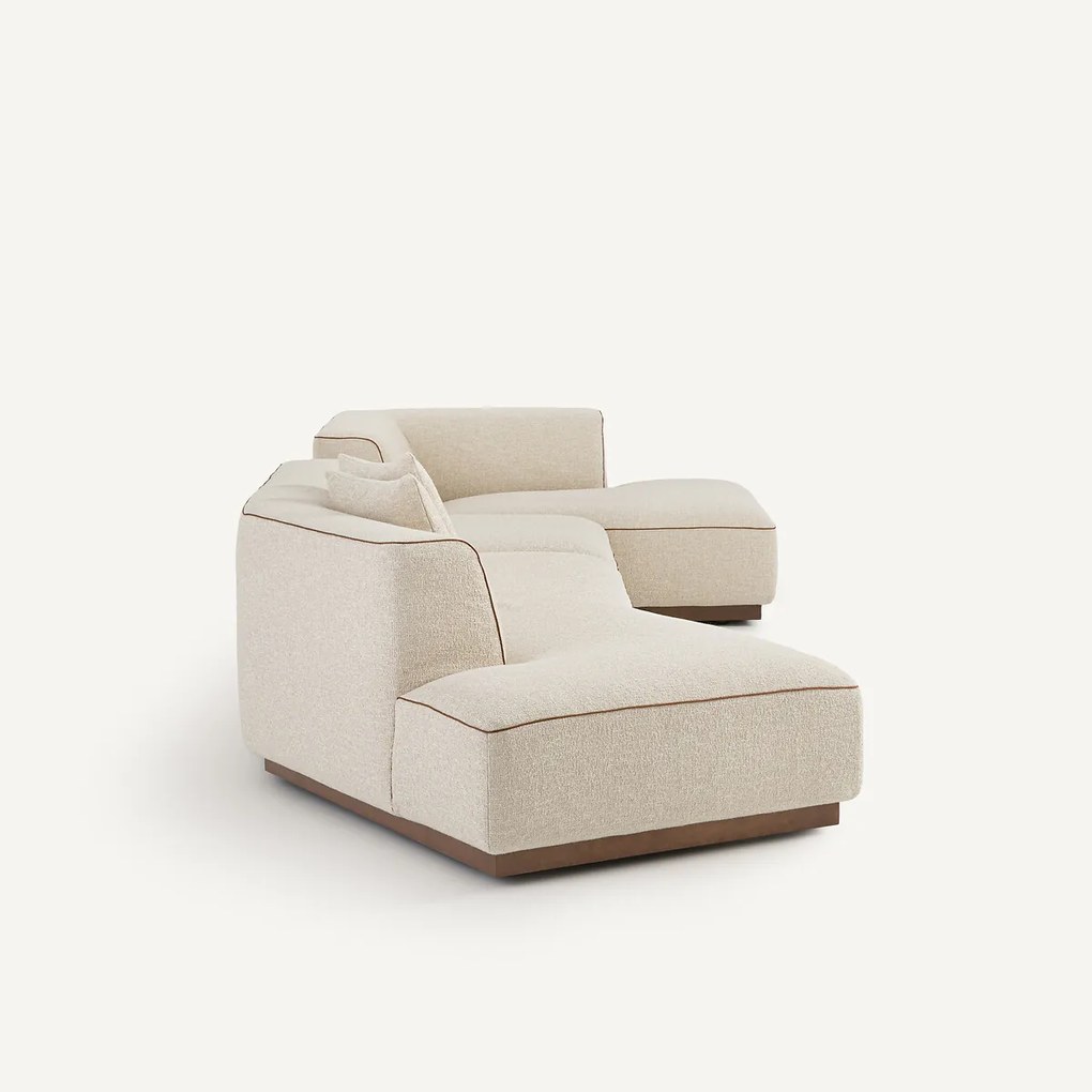 Open hoekbank XL bouclette, JACOPO