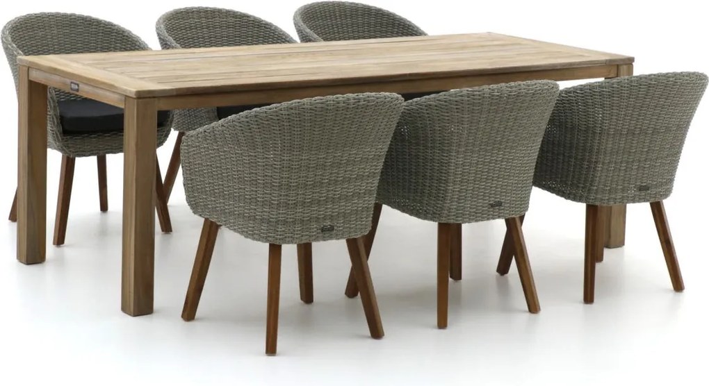 Diningset Intenso | 6 personen | Tuinset teakhout | 7-delig | Kees Smit Tuinmeubelen