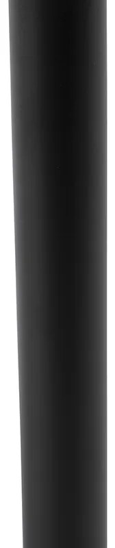 Moderne tafellamp zwart - Simplo Modern rond Binnenverlichting Lamp