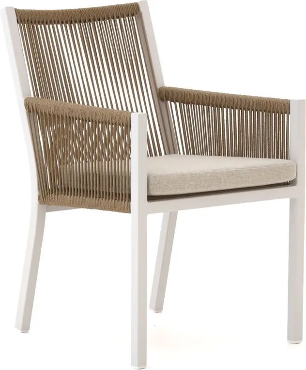 Dining tuinstoel | Manifesto  Rivola | Rope (touw) | Wit | Kees Smit Tuinmeubelen