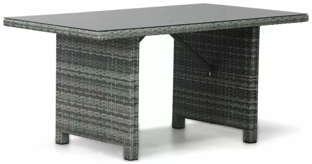 Dining Loungeset 6 personen Wicker Grijs Domani Furniture Beluga