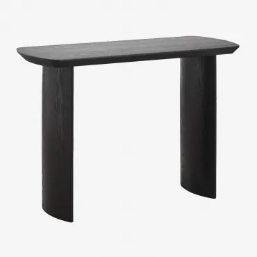 Console 110x40 Cm In Mdf Tuareg Gewoon Zwart - Sklum