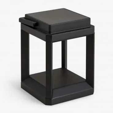 Draadloze Led-zonne-tafellamp Voor Buiten Nualla Zwart & ↑25 Cm - Sklum