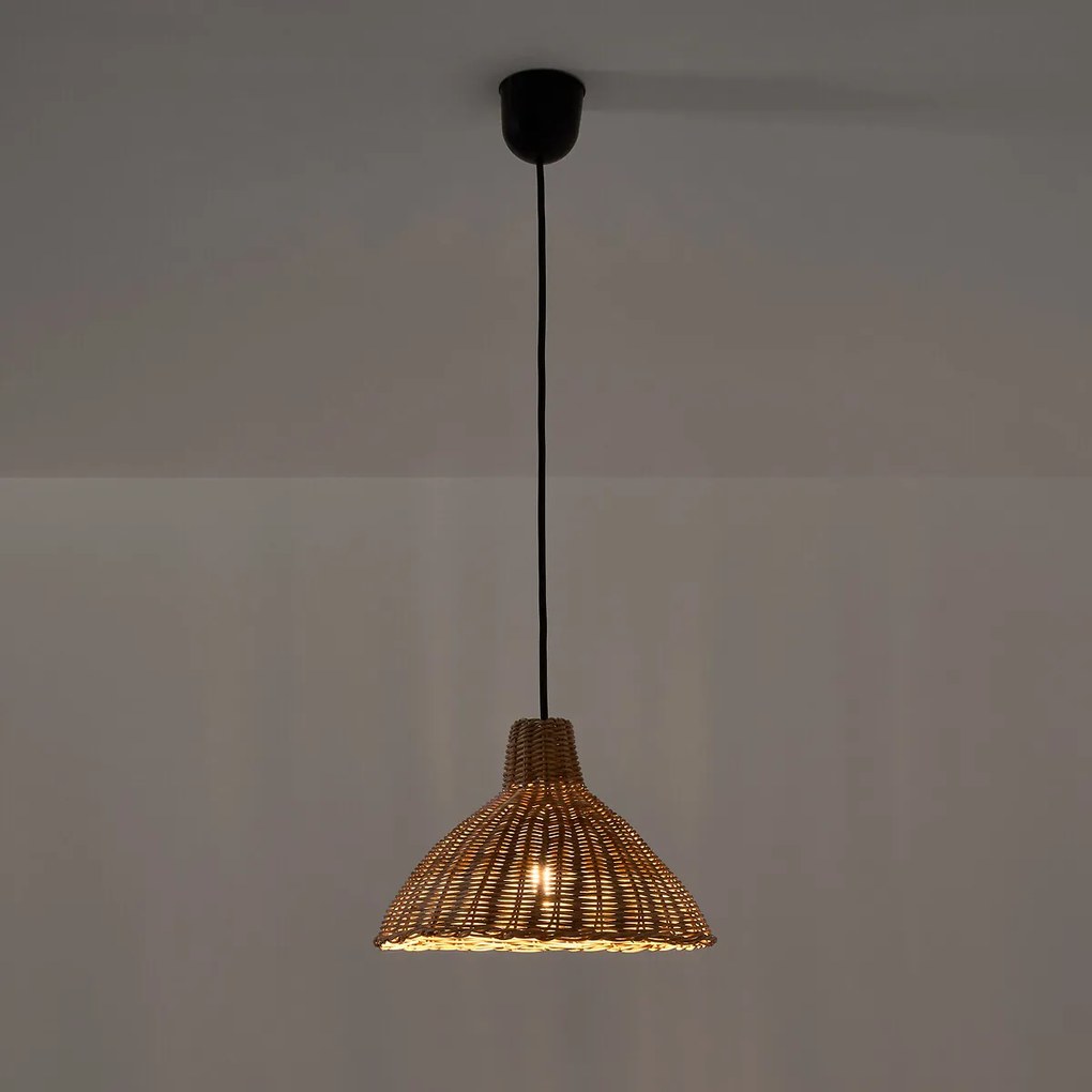 Hanglamp / handlamp in rotan Ø26 cm, Alaya
