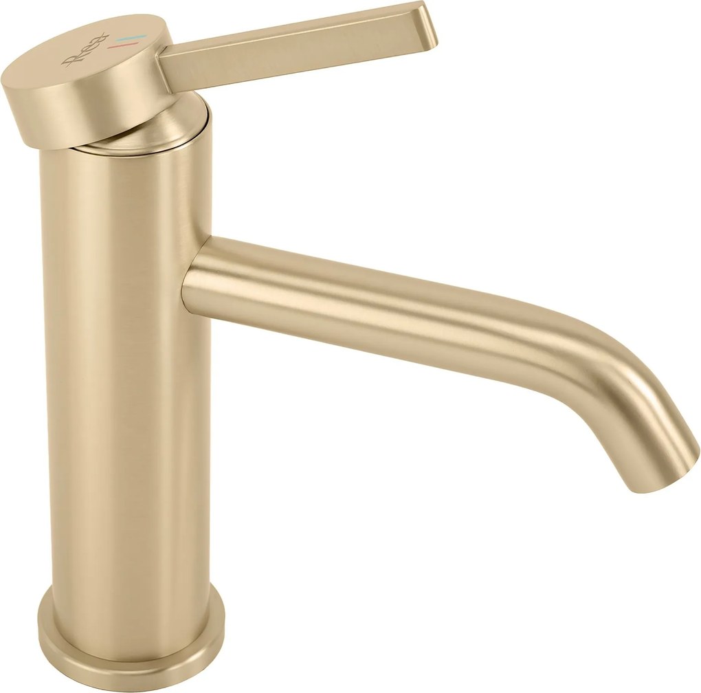Wastafelkraan REA Rivo Brush Gold