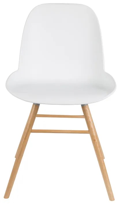 Zuiver Albert Kuip Witte Kuipstoel Met Houten Poten