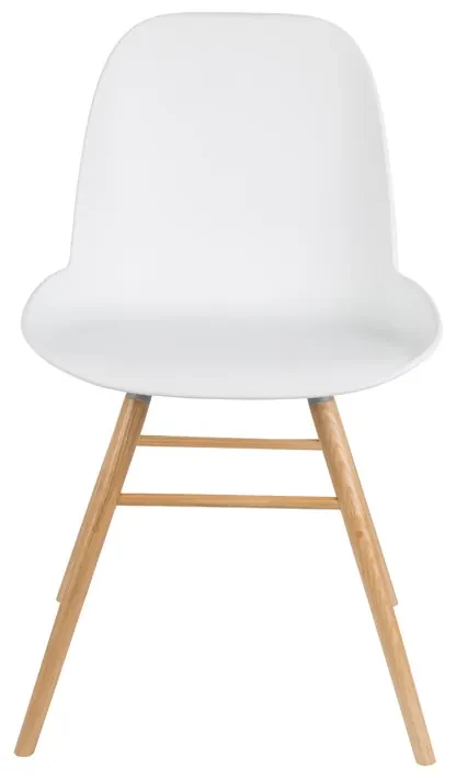 Zuiver Albert Kuip Witte Kuipstoel Met Houten Poten