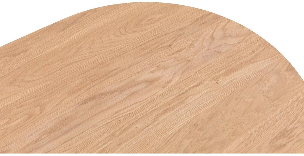 Goossens Excellent Eettafel Uniek, Semi rond 240 x 100 cm