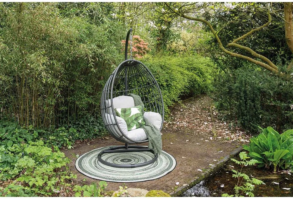 Garden Impressions Panama hangstoel swing egg - earl grey