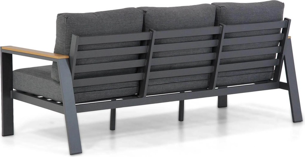 Stoel en Bank Loungeset 5 personen Aluminium/polywood Grijs Domani Furniture Roseto