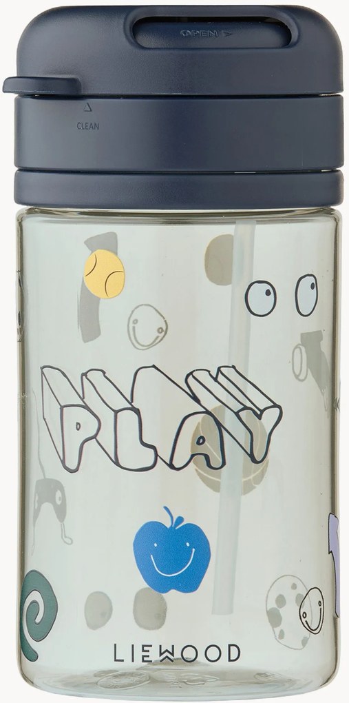 Kinderbeker Pavia met rietje