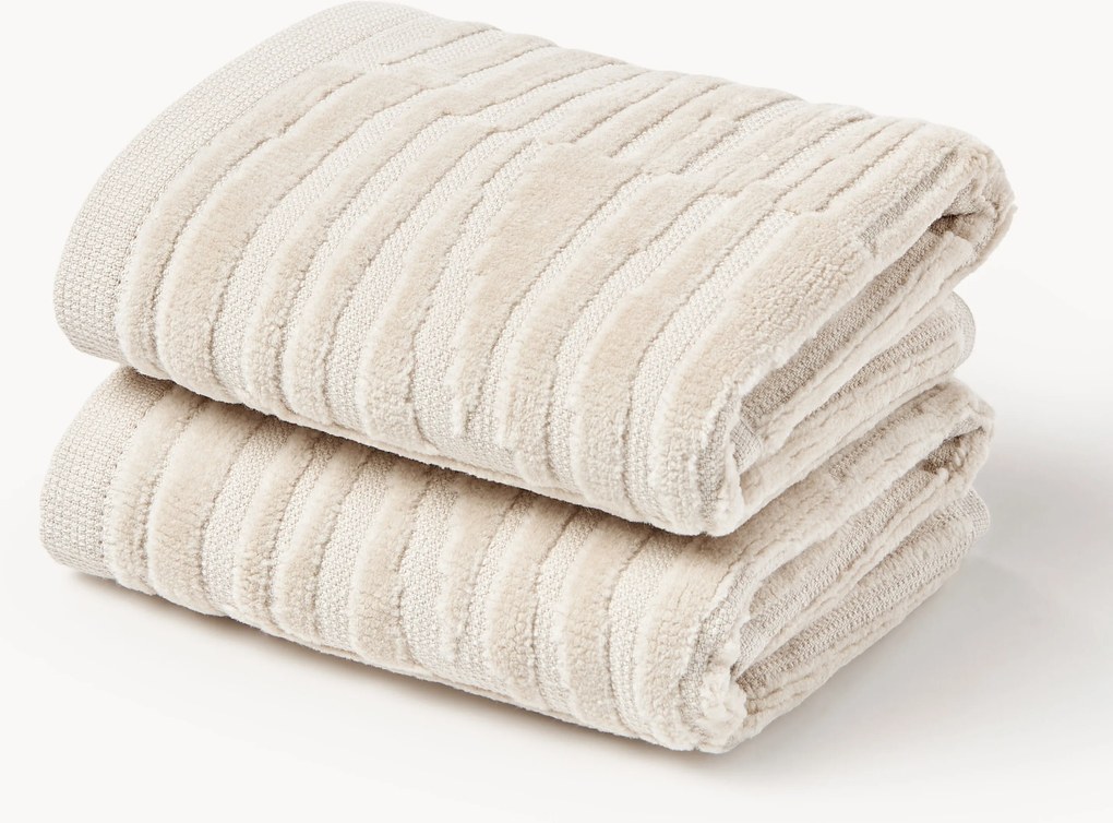 Fluwelen handdoek Petra, in verschillende formaten