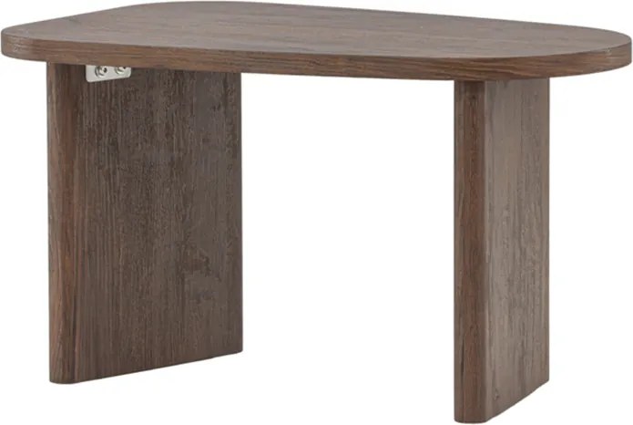 Kleine Organische Salontafel Mocca - 45 X 70cm.