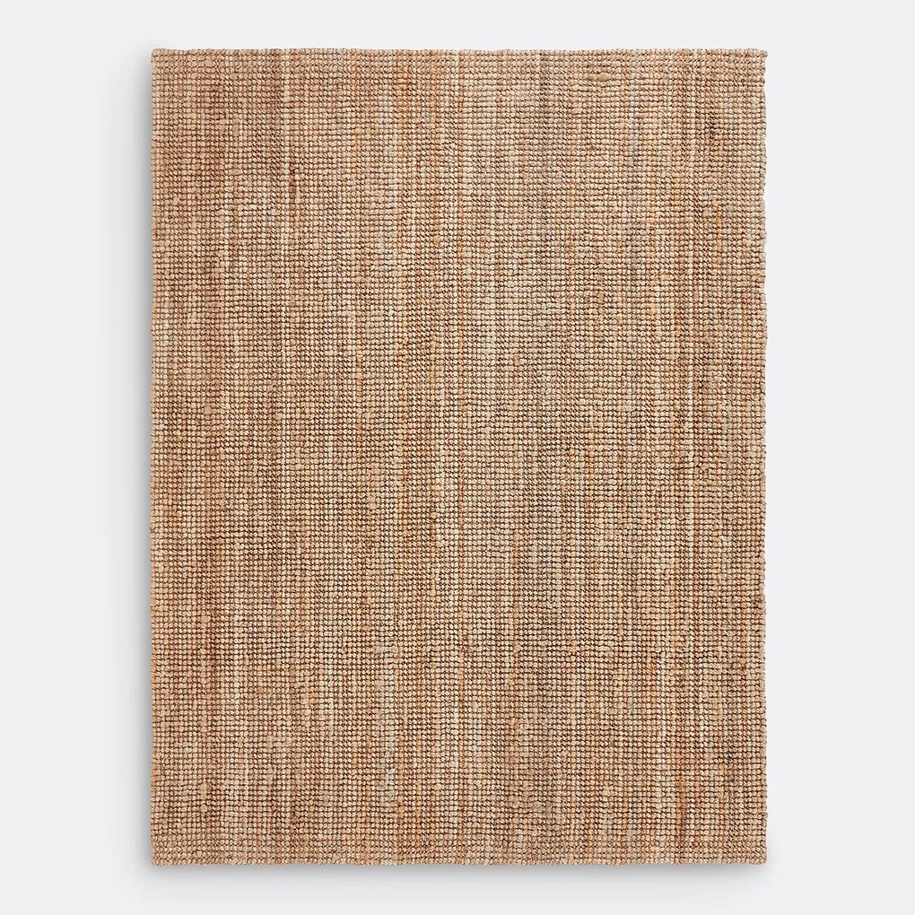 Rechthoekig vloerkleed in jute, Aftas