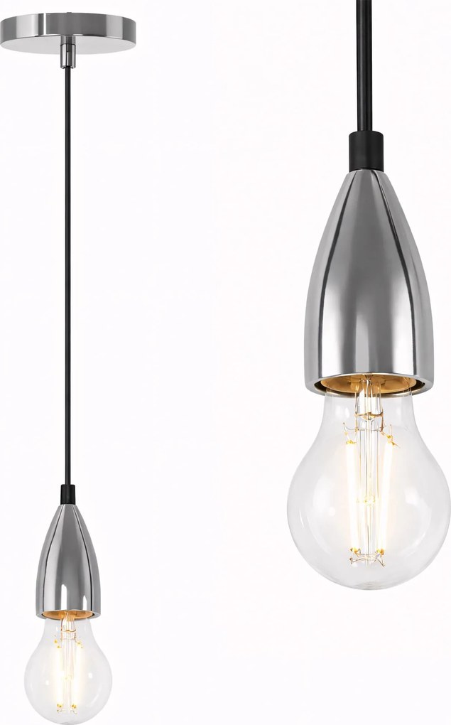 Plafondlamp Hanglamp Chroom APP358-1CP