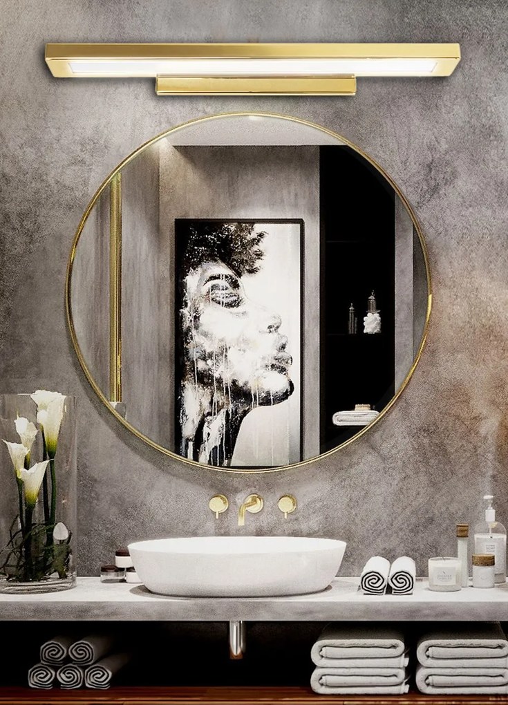 LED Goud 60cm wandlamp APP837-1W