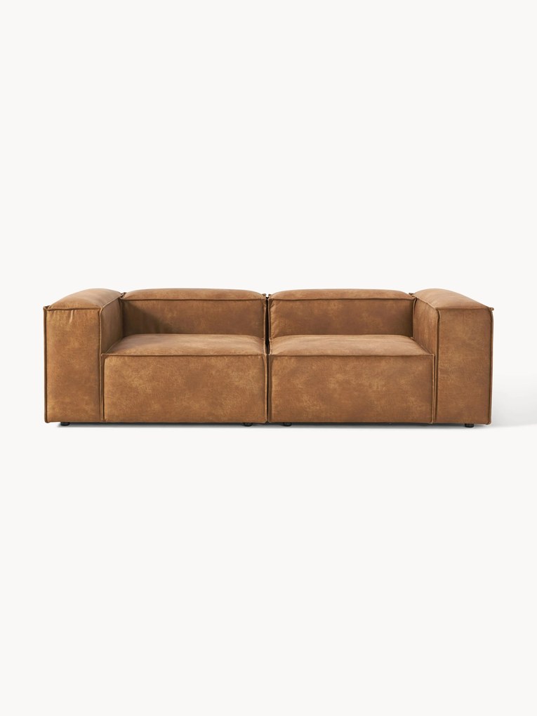 Modulaire leren bank Lennon (3-zits)